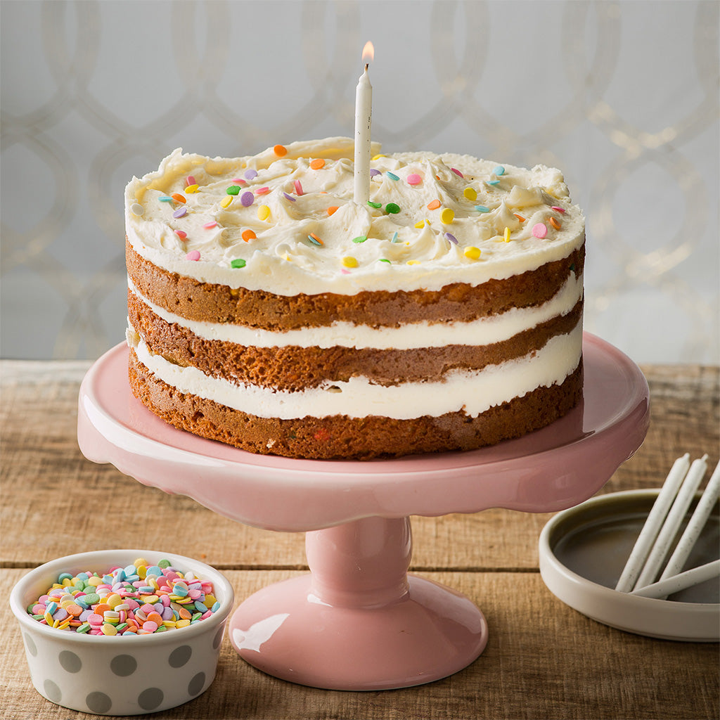 Gâteau d'anniversaire confetti – La Rocca Cakes