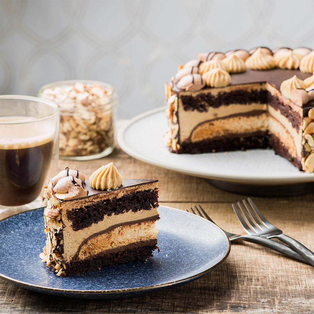 Jamocha Almond Fudge Cake – La Rocca Cakes