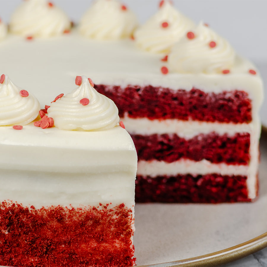 white lily red velvet cake Red Velvet Cake – La Rocca Cakes