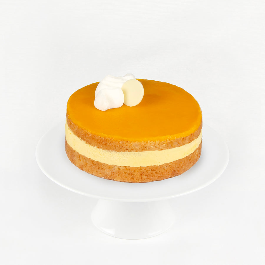 Egg-Free Mango Mousse Cake