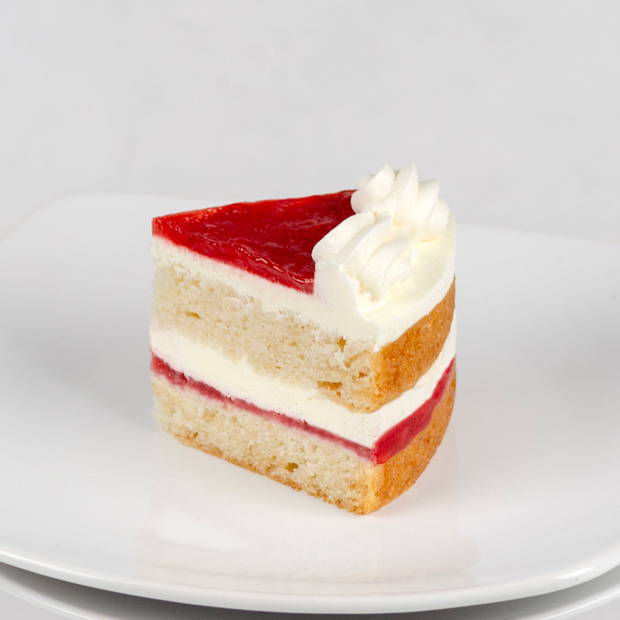 Egg-Free Strawberries & Cream Cake