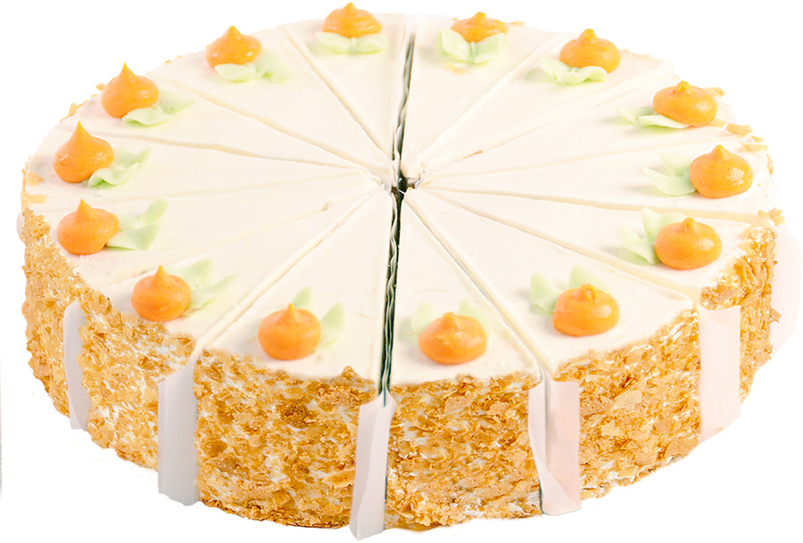 Gâteau au carottes (tranchés)