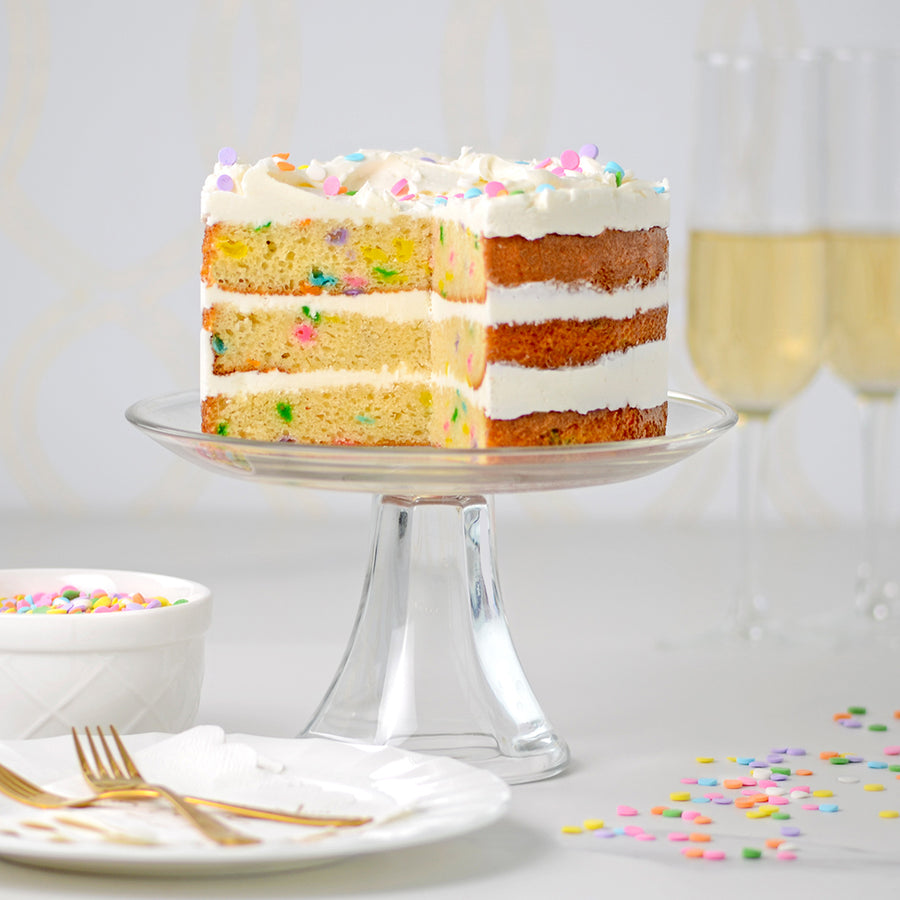 Gâteau d'anniversaire confetti