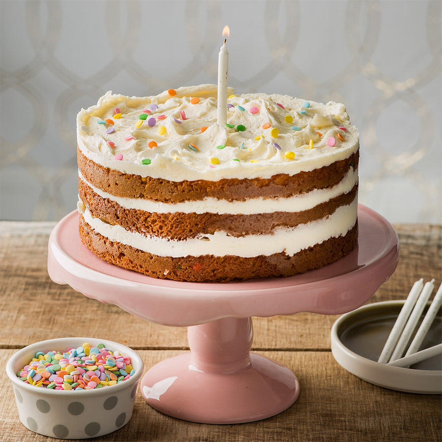 Gâteau d'anniversaire confetti